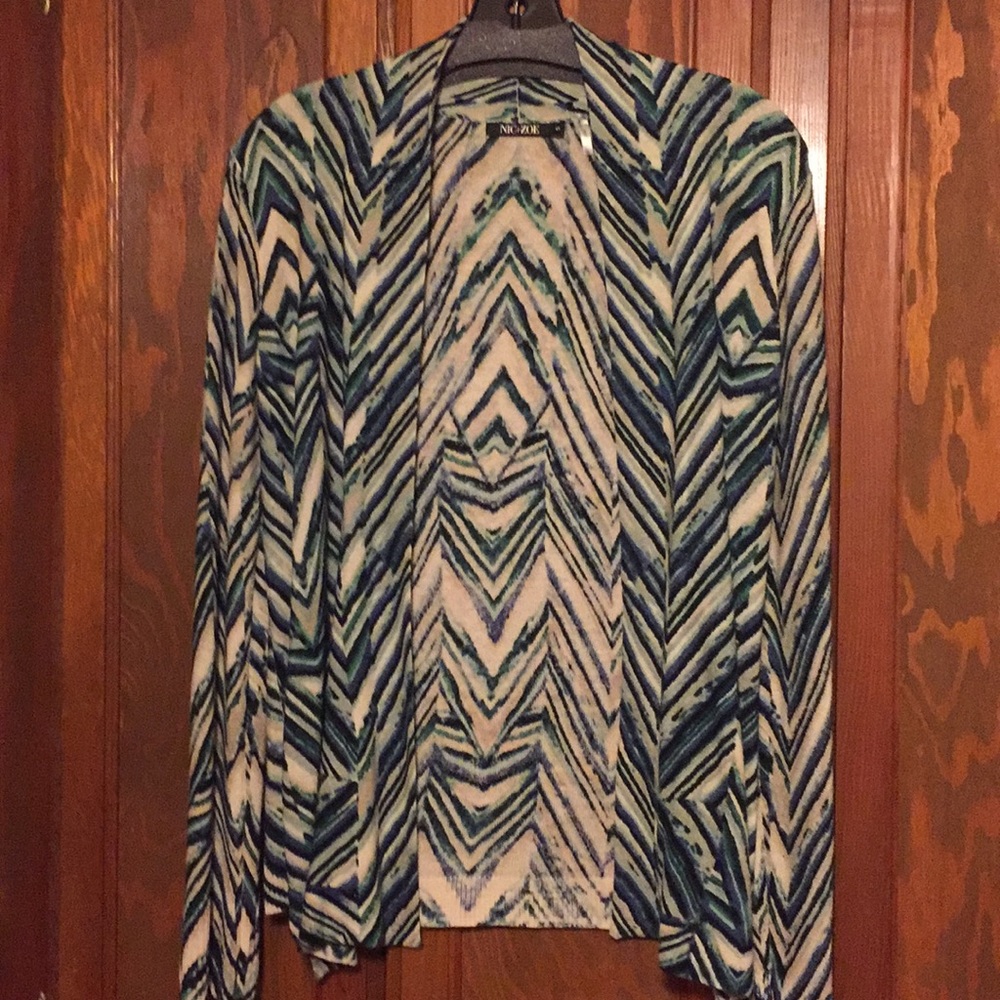 Nic + Zoe open cardigan.